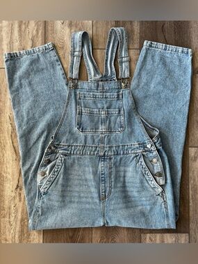 Celebrity Pink Women's Boyfriend Bib Overalls Denim MEDIUM Cotton Utility Jeans